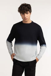 Black Blue Fashion Sweater MN-SWT-WS23-085